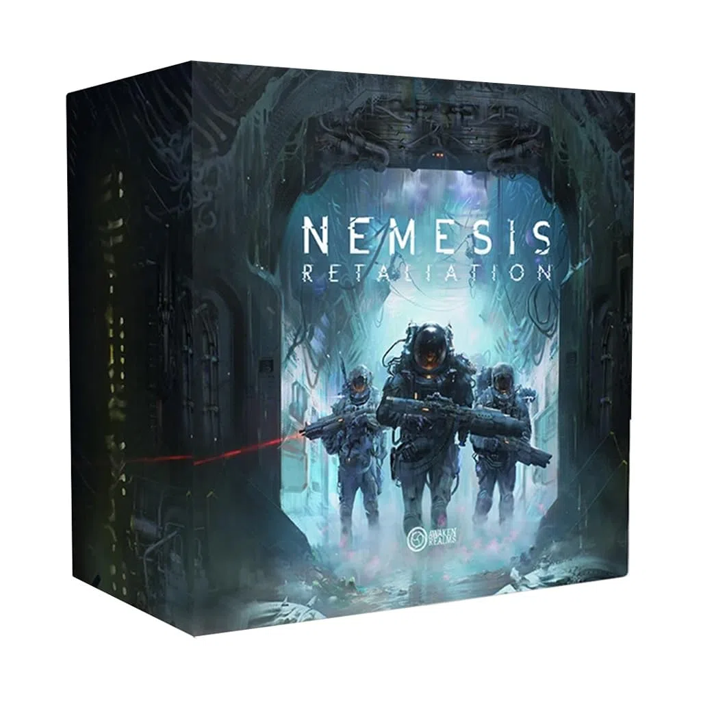 Awaken Realms | Nemesis Retaliation Core Box | Core Box Jeu De Société, Horror Sci FI Semi Coopératif, Marines, Horde Alien Et Équipement Personnalisable | 1-5 Joueurs | 120 Minutes