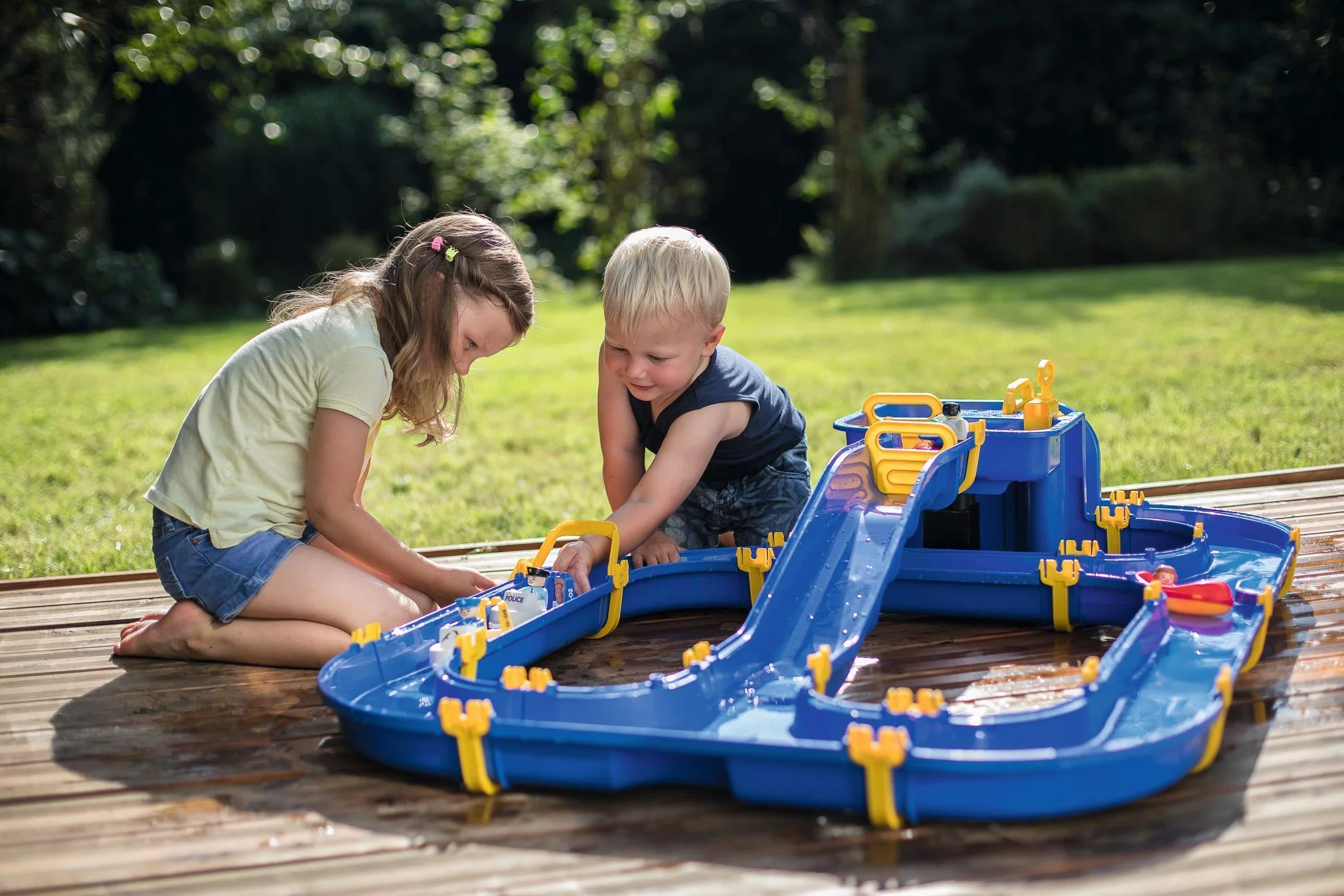 Big - 800055100 - Waterplay Niagara - Jeu Aquatique - Jeu de Plein Air - 3 ans to 7 ans,Accessoires Inclus
