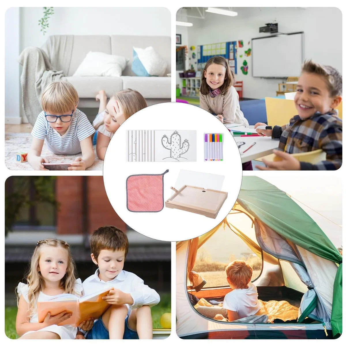 Tableau à Dessin Lumineux pour tablette de dessin et écriture rechargeable