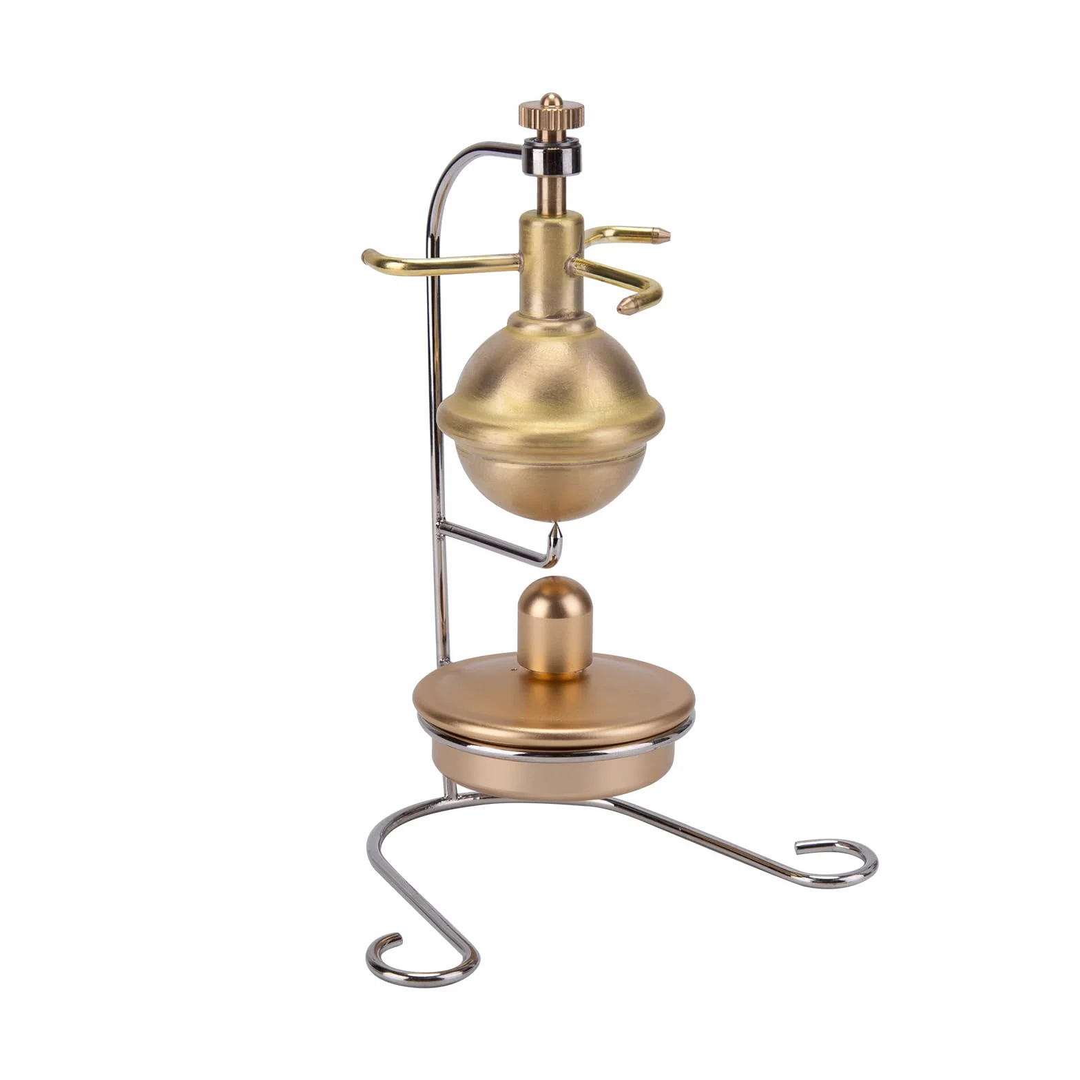 BuildCubes Mini Modèle de Machine à Vapeur, Verticale Type Modèle de Moteur à Vapeur, Mini Moteur à Vapeur, Kit Moteur Modèle de Moteur, Moteur à Combustion Externe, éducatif Cadeau -RTR