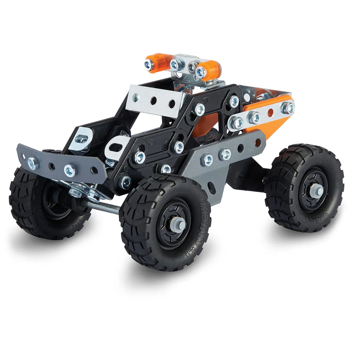 MECCANO - 4X4 SUV DE Course 10 MODÈLES - 10 Modèles Différents de Véhicules A Construire avec Direction et Suspensions - 225 Pièces Et 2 Outils - Jeu de Construction - Jouet Enfant 8 Ans et +