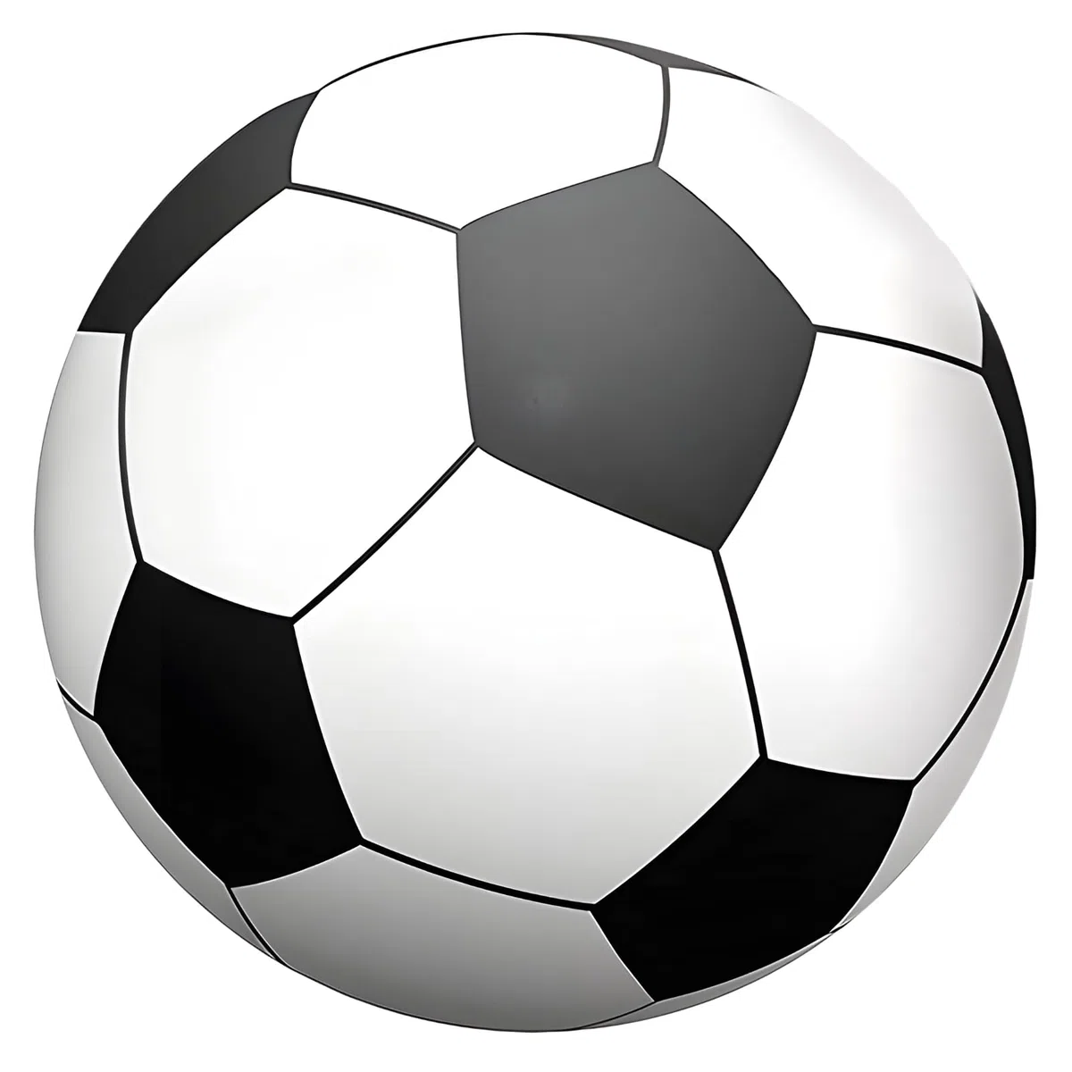Ballon de plage gonflable noir et blanc, géant de 150 cm, en PVC durable pour s'amuser en plein air, idéal pour les fêtes, les écoles et les événements sportifs