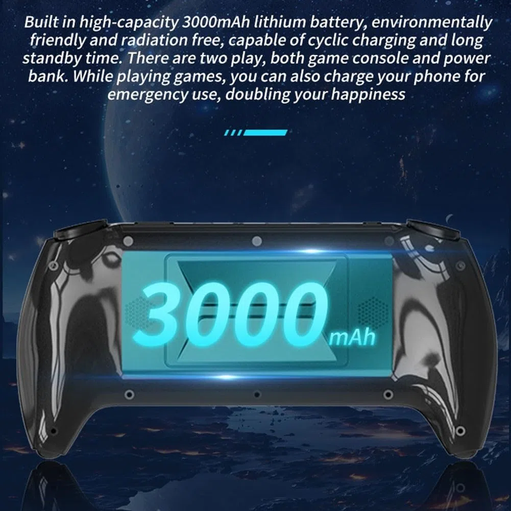 Console rétro portable SF3500 avec écran IPS de 5,5", 14 émulateurs, plus de 20 000 jeux, processeur Dual Core 1,2 GHz, 2 Go DDR3 et sortie (sf3500 64 g)