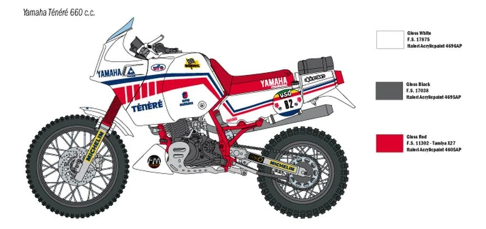 Italeri Yamaha TENERE 660CC