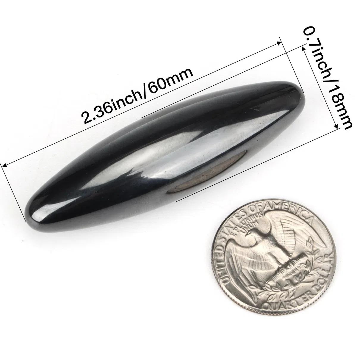 60x18mm Aimants Forts, 12 Aimants Ovales, Jouets pour Le Bout des Doigts, Jouets pour Le TDAH, Magnet de Décompression Adaptés à l'éducation, au Divertissement.