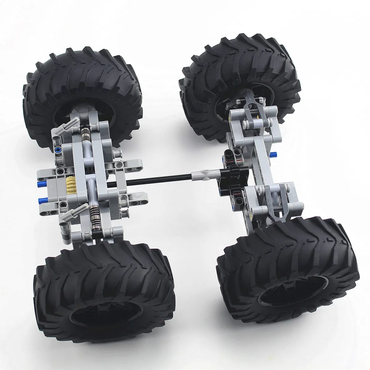 Technics Parts Système de suspension pour véhicules avec pneu 107 x 44 cm Ensemble de pièces techniques compatibles avec toutes les grandes marques, MOC Parts Jouet de construction Accessoires