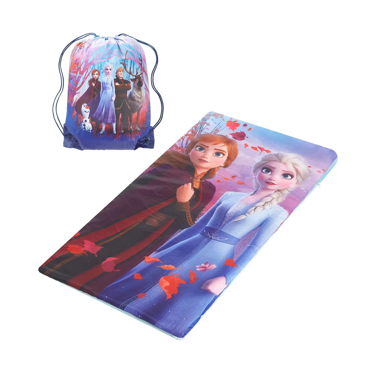 Idea Nuova Disney La Reine des Neiges 2 Sac de Couchage léger et Confortable 116,8 x 66 cm (L x l) À partir de 3 Ans