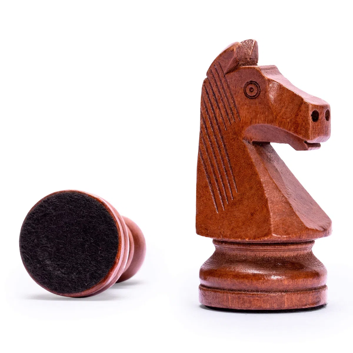Husaria Staunton Tournoi No. 6 Jeu de pièces d'échecs avec 2 Reines supplémentaires et Une boîte en Bois, Rois de 98 millimètres