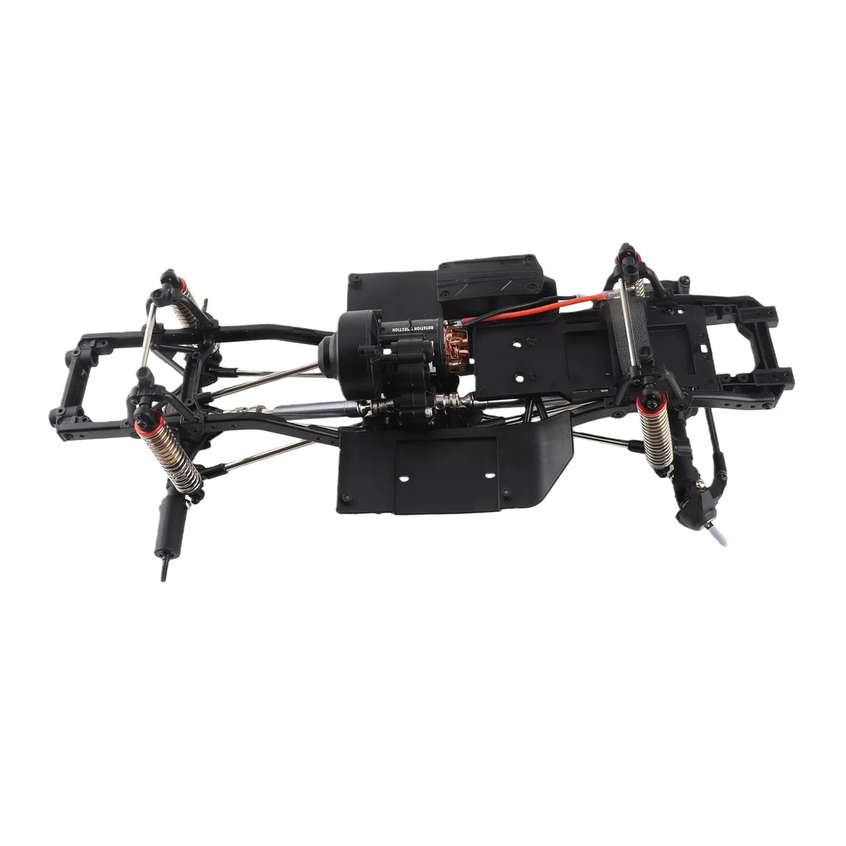 Mobiliarbus Cadre de châssis d'empattement AUSTAR 313mm pour Voiture d'escalade sur chenilles 1/10 AXIAL SCX10 II 90046 90047 RC