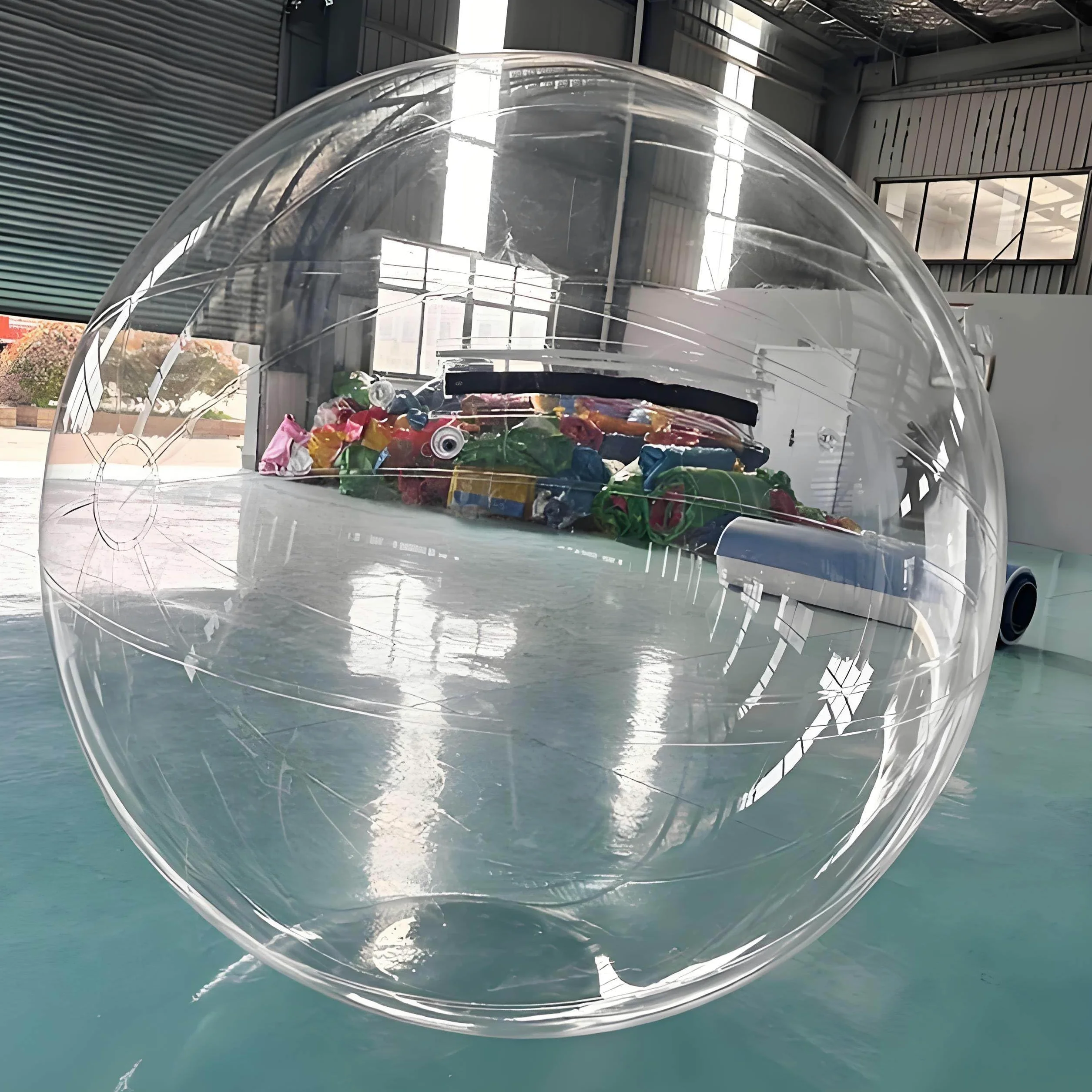 Ballon Gonflable de 1,5 à 2,5 m, en PVC, avec Fermeture éclair, pour la Plage et la Piscine, 2,2 m