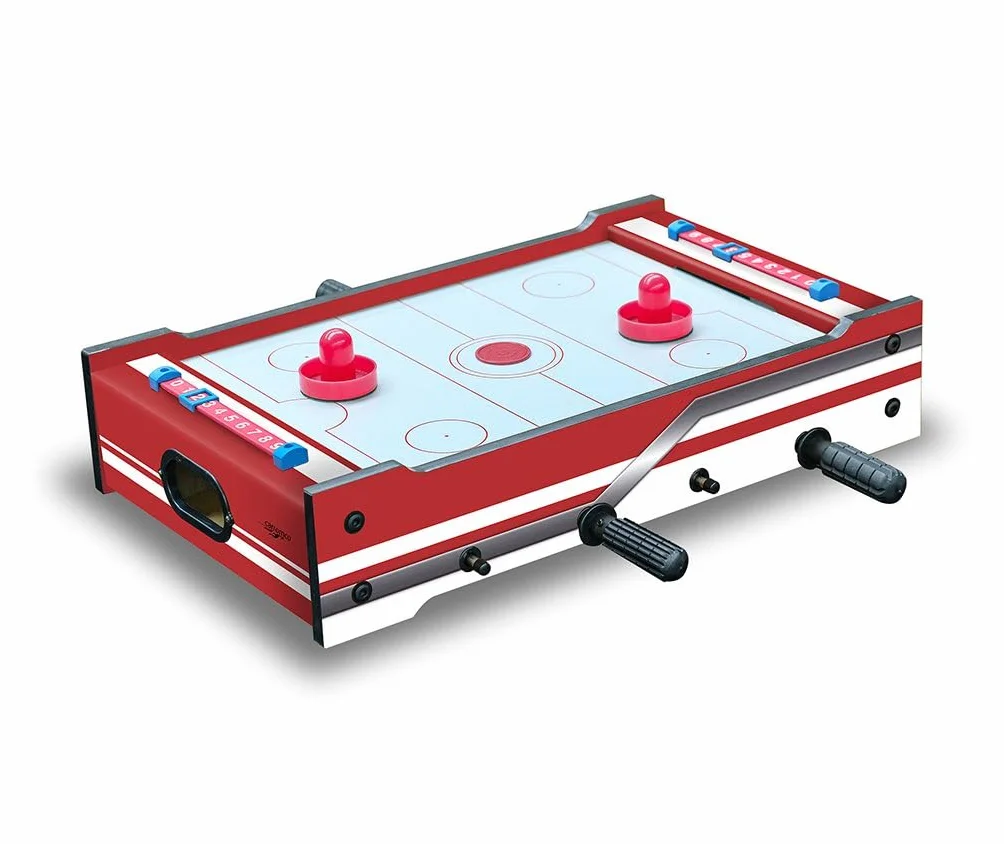 Carromco Flip-XM Table de Jeux Multifonction 2 en 1, Baby-Foot et Hockey sur Table, pivotante, Accessoires Inclus