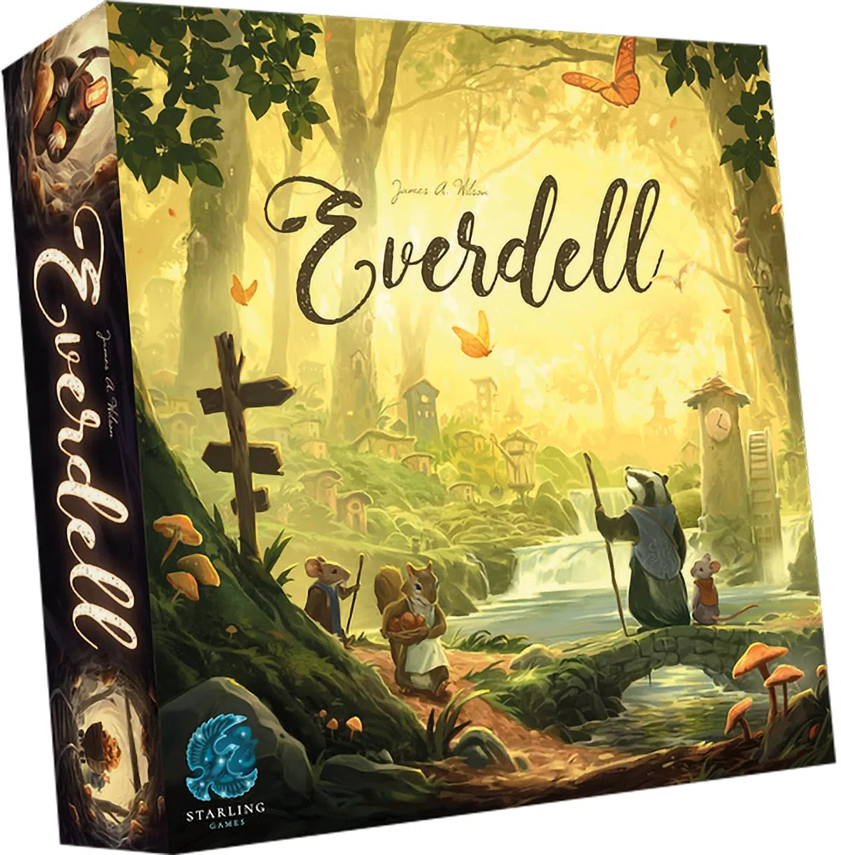 Starling Games , Everdell 2nd Edition , Ages 10+ , 1-4 Players , 40-80 Minute Playing Time
