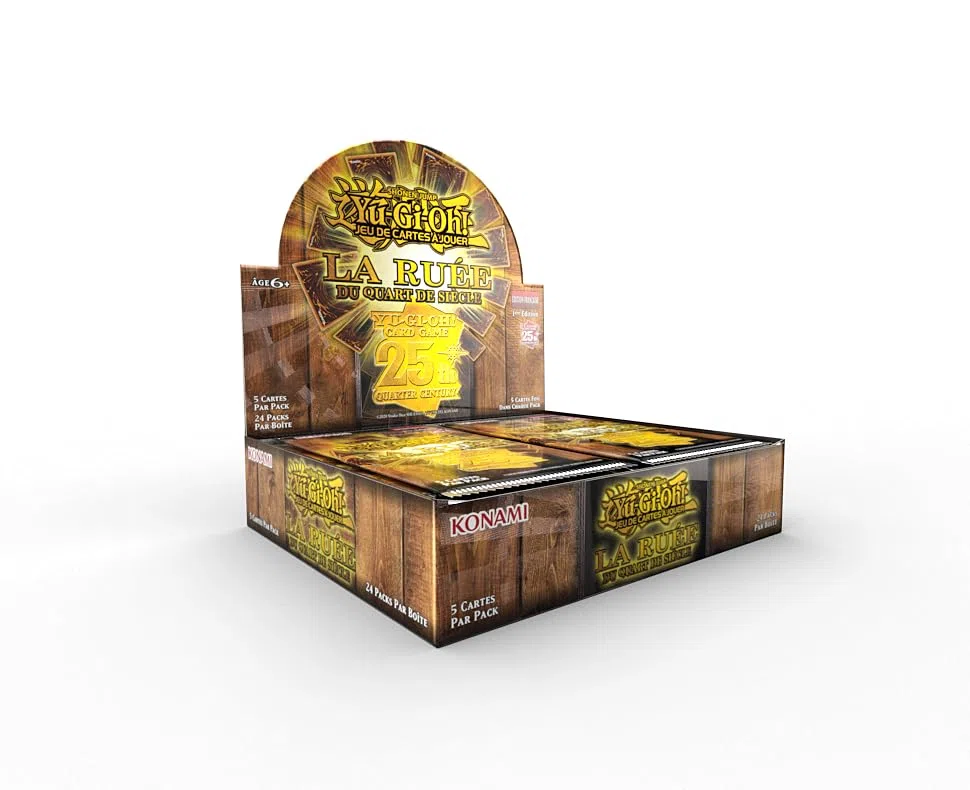 Yu-Gi-Oh! Boite de 24 boosters : La Ruée du Quart de Siècle - Version Française