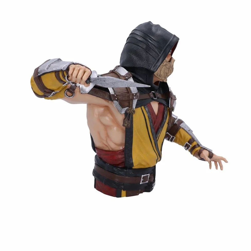 Nemesis Now Buste Scorpion sous Licence Officielle Mortal Kombat Jaune 29,5 cm Résine