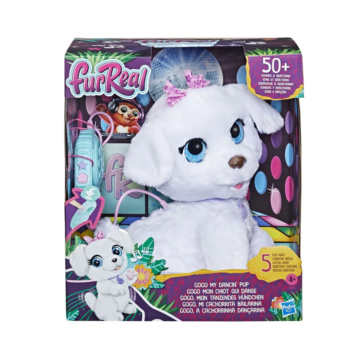 Hasbro Fur Real Gogo My Dancin Pup - Chien interactif Dansant - Jouet interactif pour Enfants à partir de 4 Ans