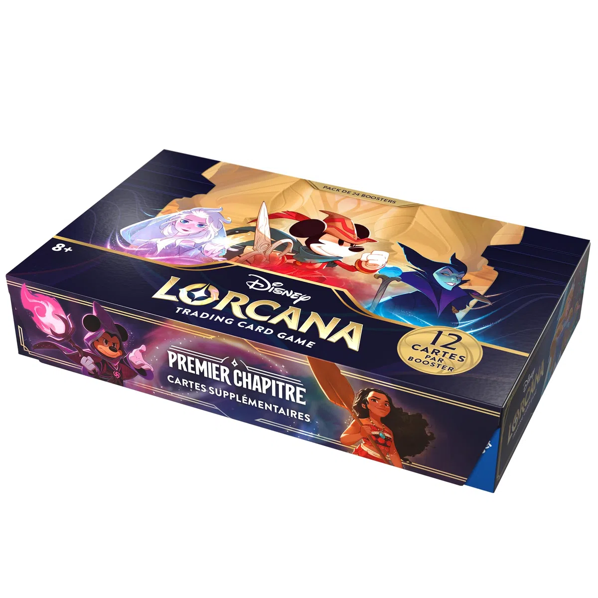 Ravensburger - Disney Lorcana : Premier Chapitre - Jeu de Carte à Collectionner - Pack de 24 Booster - Dès 8 Ans - 12 Cartes par Booster - Version Française