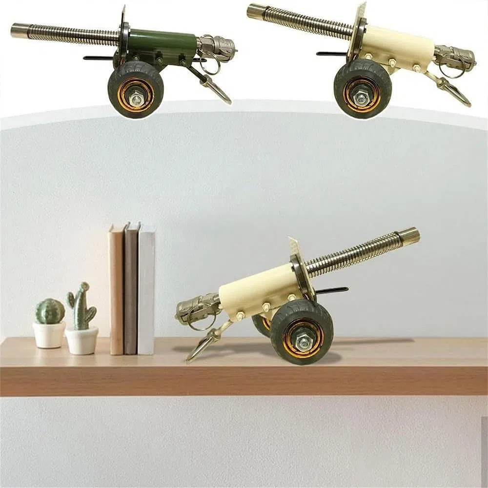 Canon d'artillerie de pétard, modèle de Lanceur de pétard en Acier Inoxydable 304, modèle de Lanceur de pétard pour l'artisanat, la Collection de modèles Militaires, Ornements de Bureau