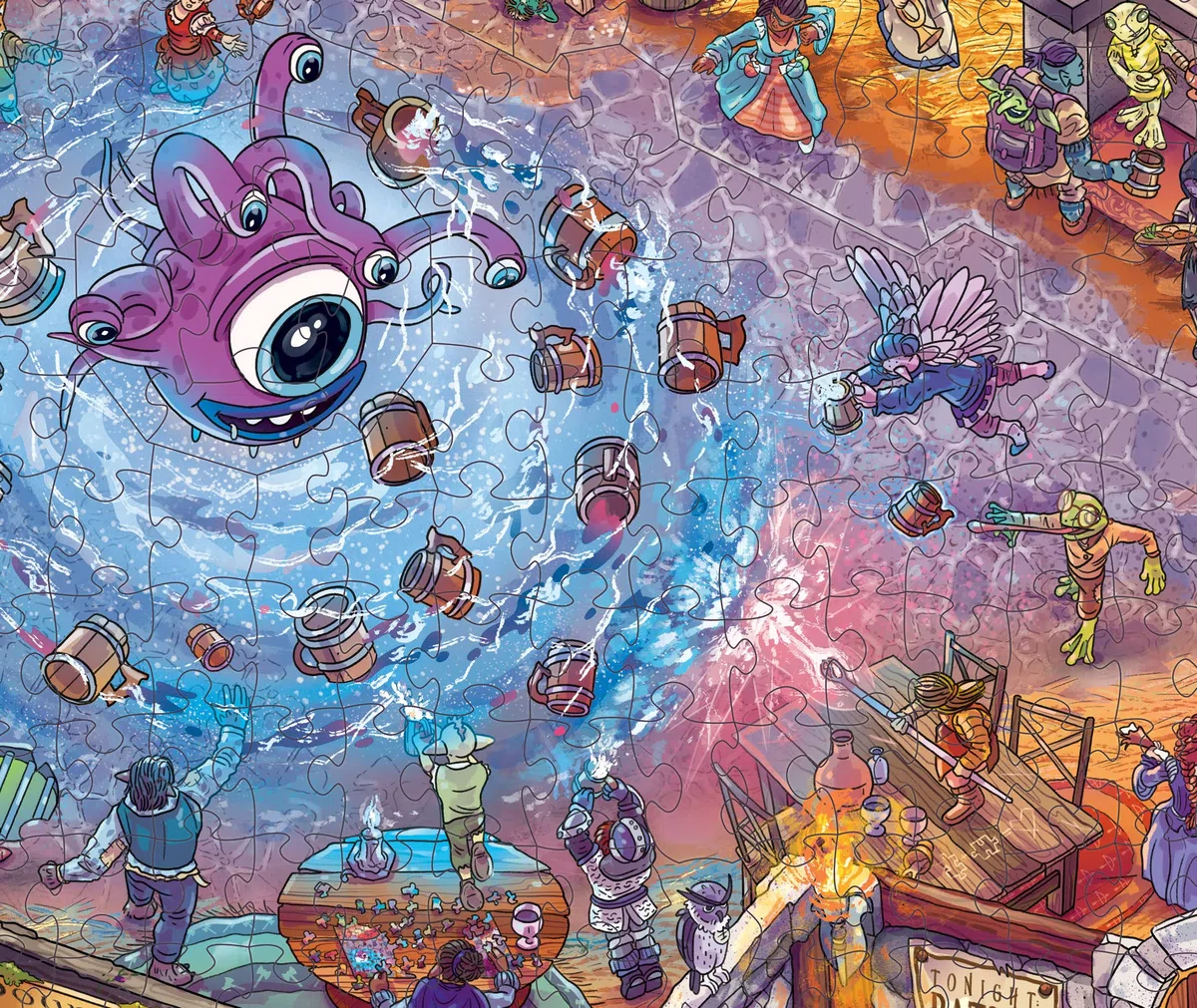 The Puzzled Patron • Puzzle 1000 pièces Magic Puzzle Company • Série 3