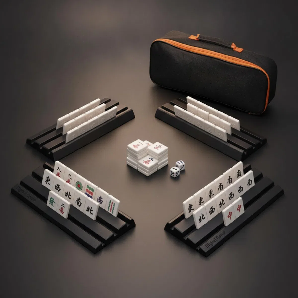 predolo S Déplacement Portable Jeu Étui Transport Compact pr Voyageurs, Camping, Orange