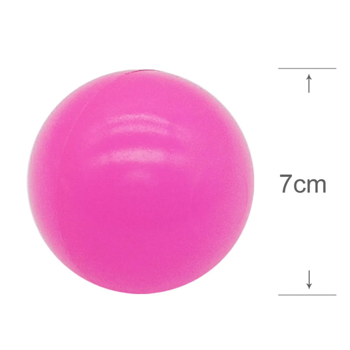 TikTakToo Balles colorées pour piscine à balles Ø 7 cm Balles en plastique pour bébé Balles de jeu pour enfants