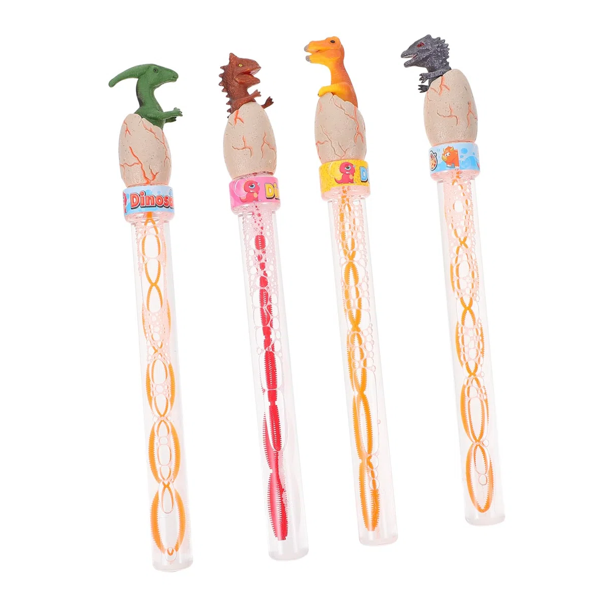 Bâtonnets à Bulles Dessin Animé 34cm, 4 Pièces en Plastique