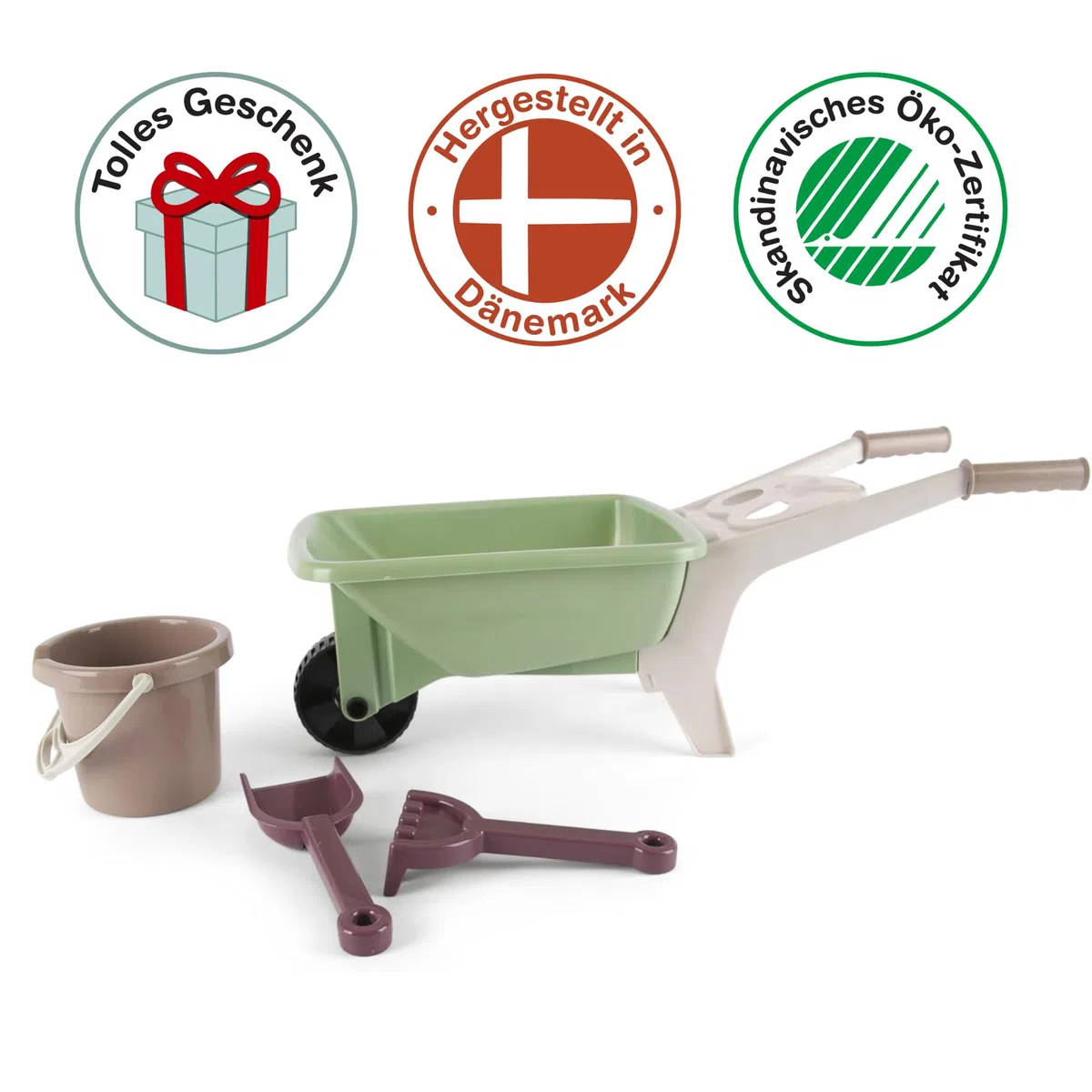 Dantoy - Green Garden - Wheelbarrow Set (4723)