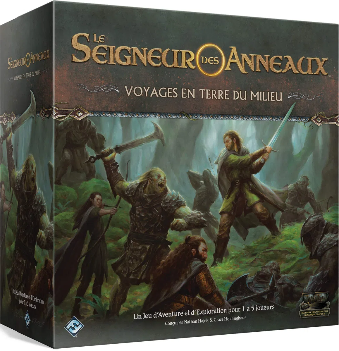 Asmodee - LE SEIGNEUR DES ANNEAUX : Voyages En Terre Du Milieu