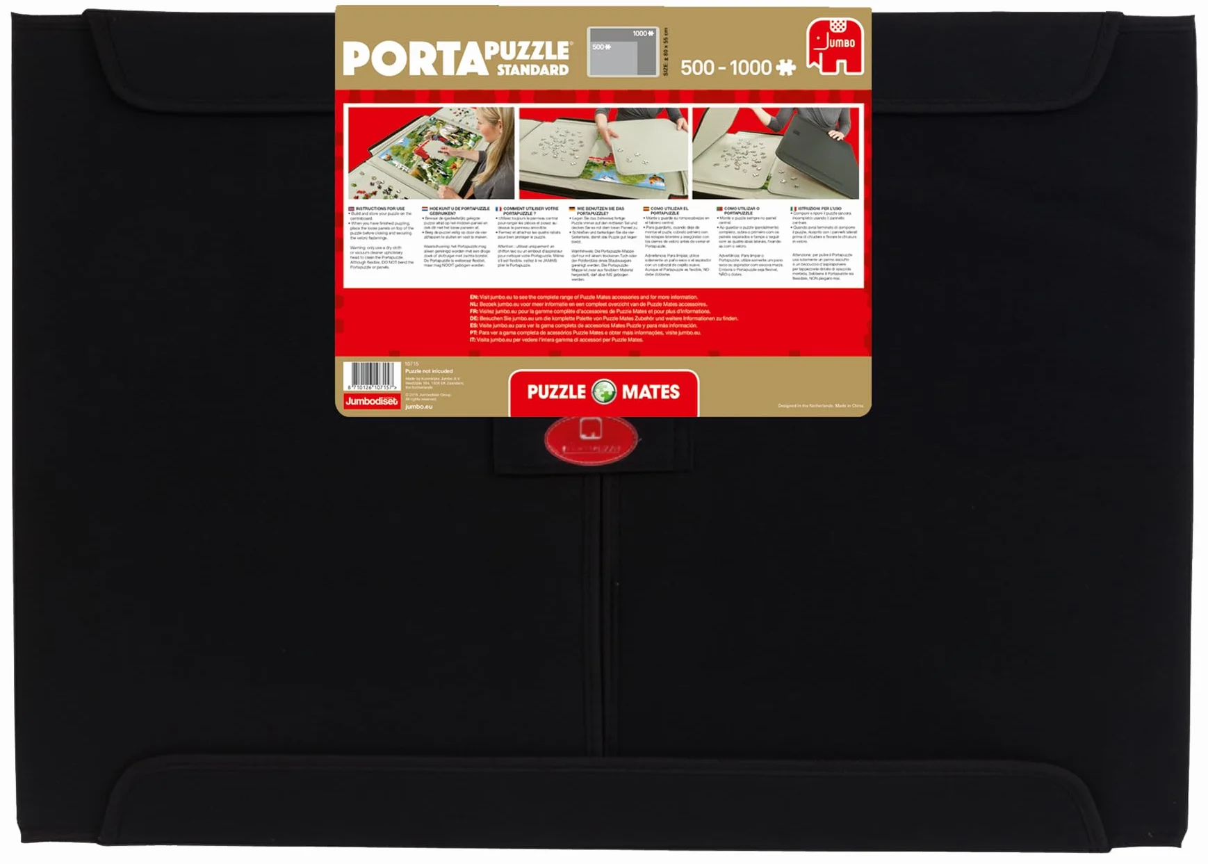 Jumbo Games Portapuzzle - Grand Tapis de Puzzle pouvant contenir jusqu'à 1000 pièces et Accessoires