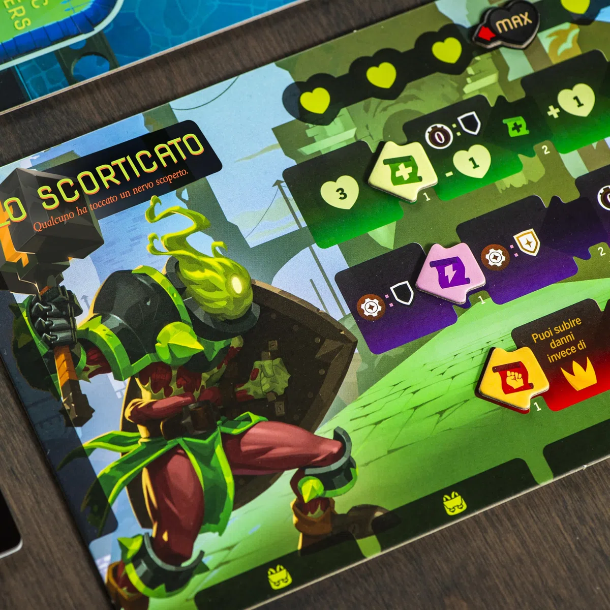 Asmodee Dead Cells, Jeu de société collaboratif inspiré du célèbre Jeu vidéo Dead Cells – Jeu de société Rough-Lite Metroidvania – 1 à 4 Joueurs – 14 Ans et Plus – Édition en Italien