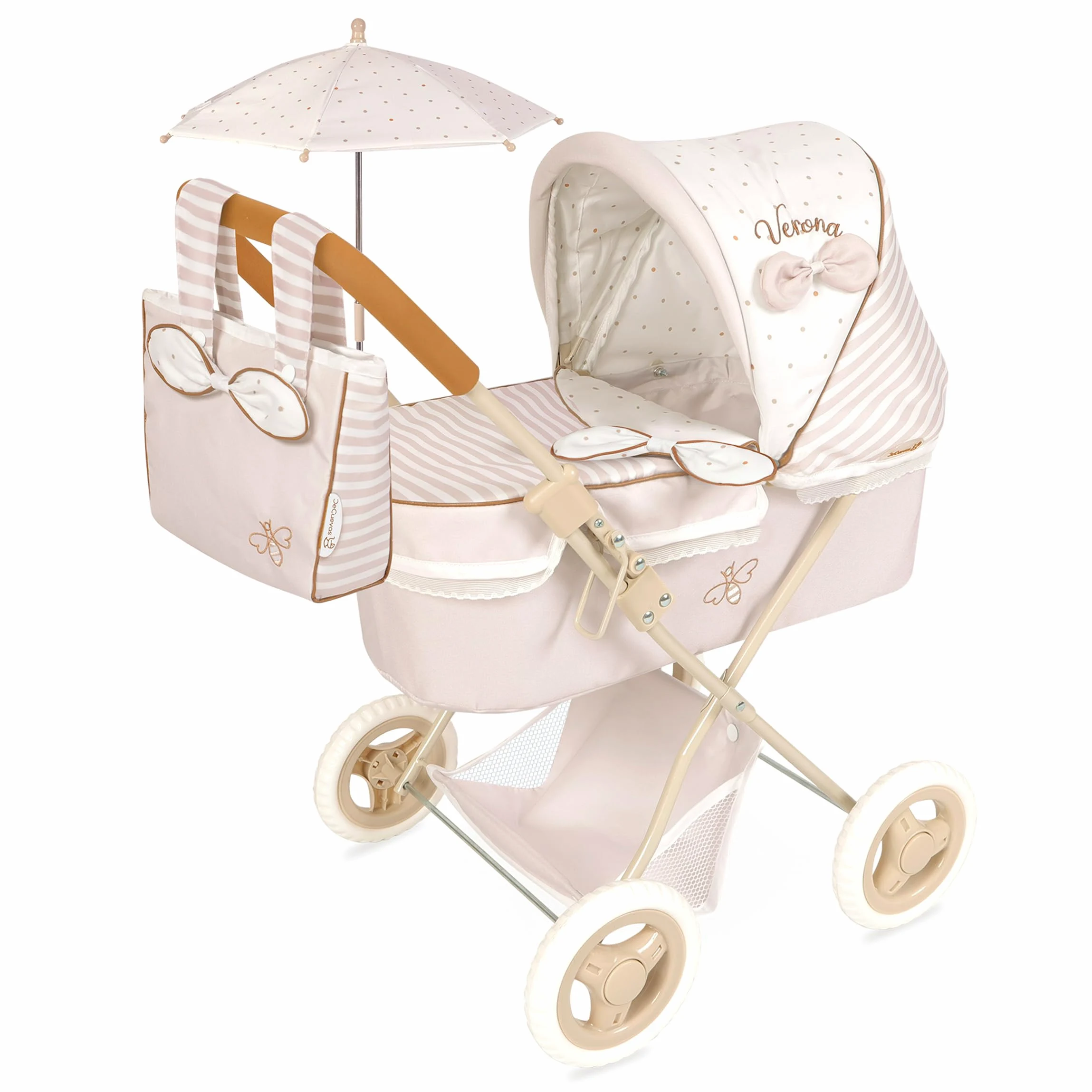Poussette de Poupées Verona Pliable avec Ombrelle DeCuevas 85078