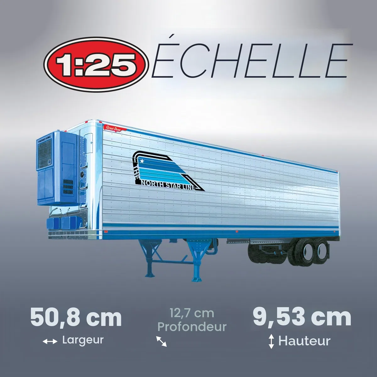 AMT Great Dane 40' Reefer Trailer (Coors) Plastic Kit