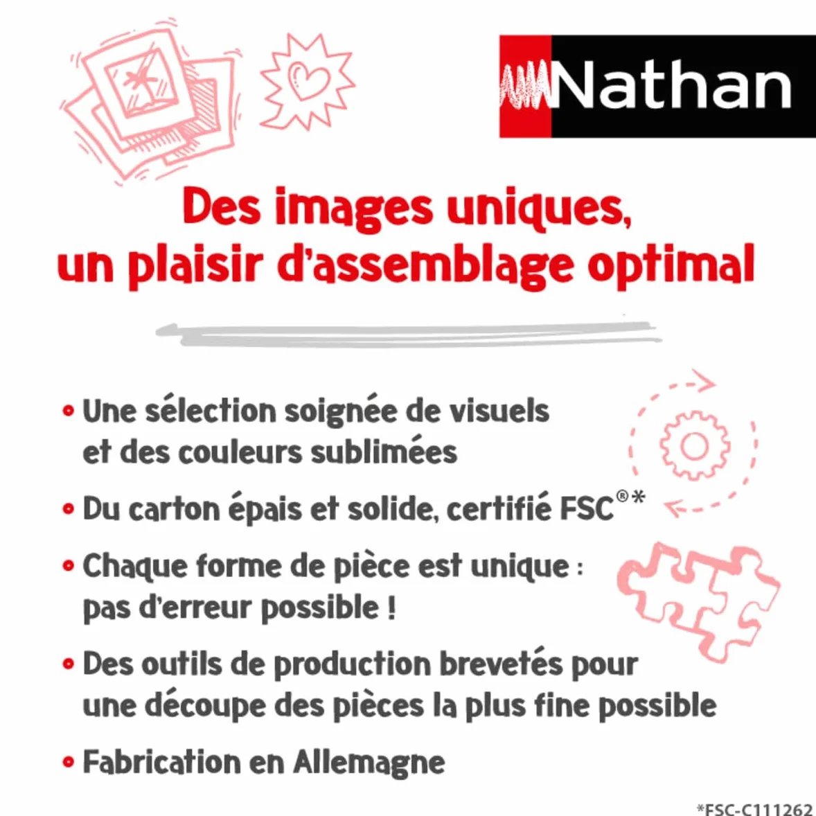 Nathan - Puzzle 3000 pièces - Le Village de Santa Magdalena Loïc Lagarde - Adultes et Enfants dès 14 Ans - Puzzle de qualité supérieure - Encastrement Parfait - Collection Évasion - 12001871