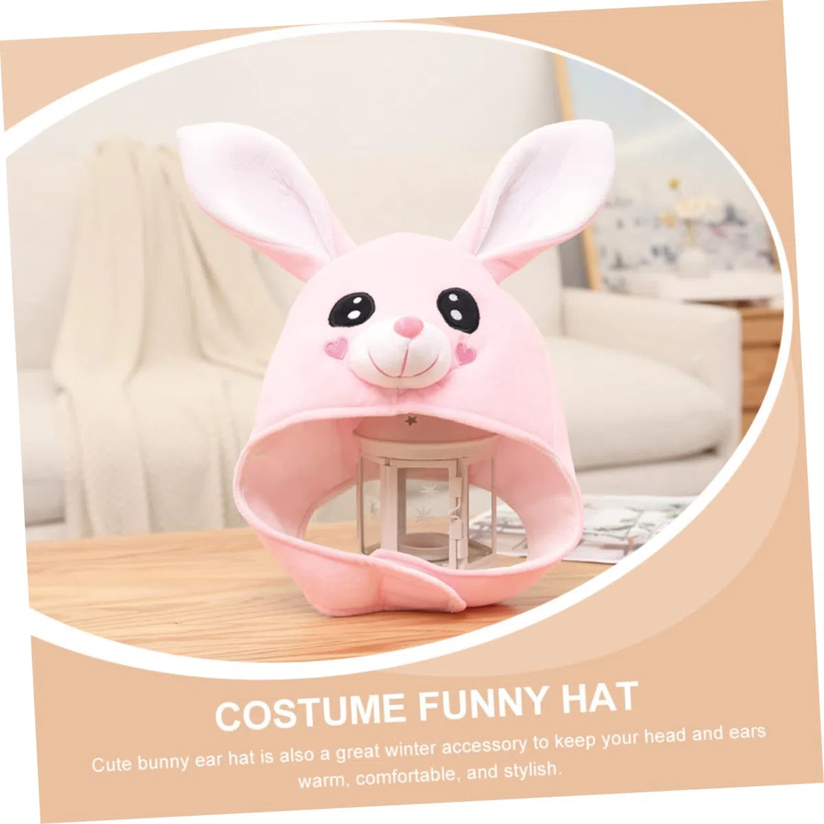 TOYANDONA 3 Pièces Couvre-chef De Lapin Oreilles Bonnet Oreille De Lapin Accessoires De Cosplay De Pâques Couvre-chef De Pâques Peluche Manquer Oreilles De Lapin Fille Déguisée En Lapin