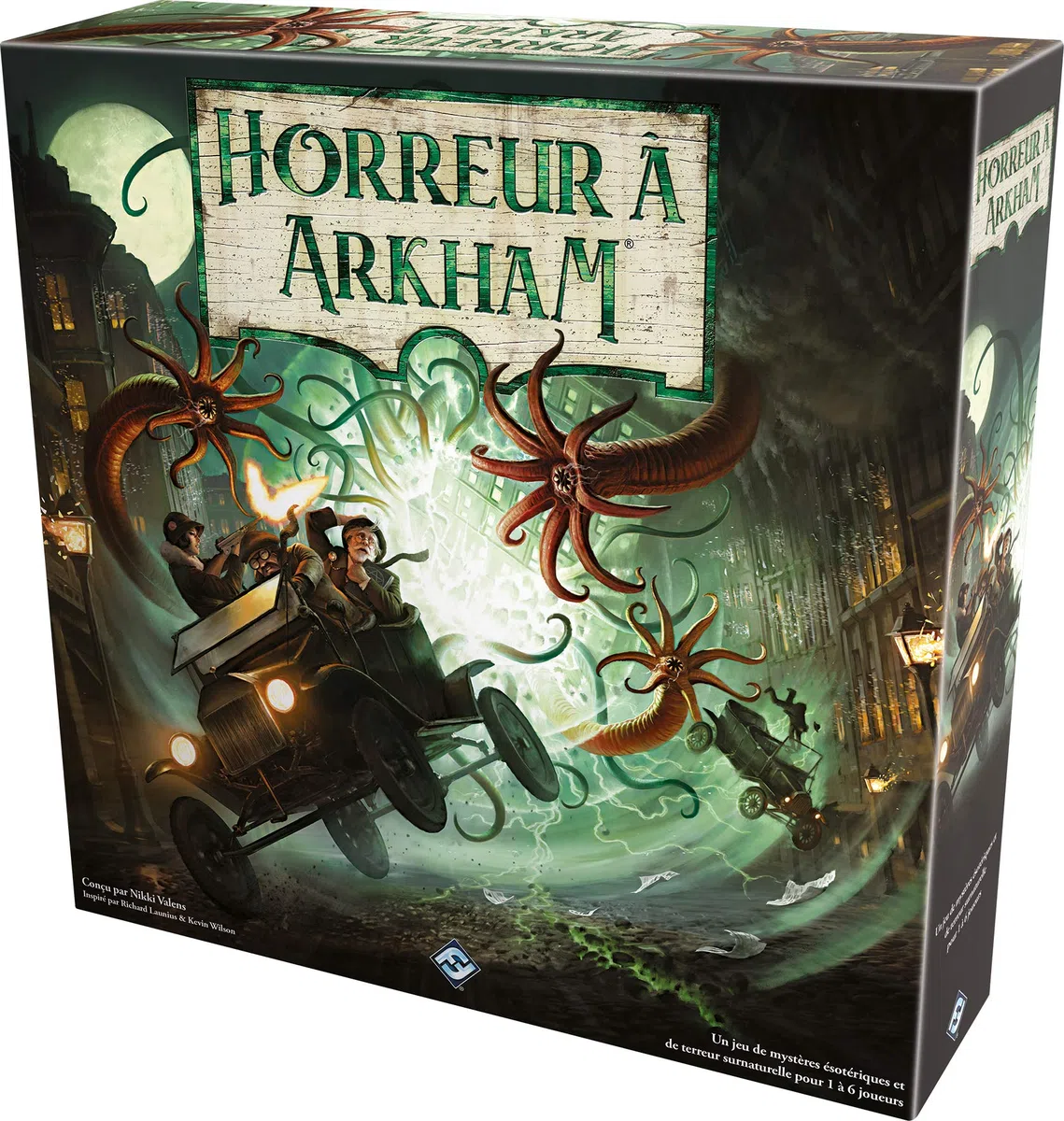 Asmodee - HORREUR A ARKHAM : Le Jeu de Cartes - Jeu de Société dès 14 ans