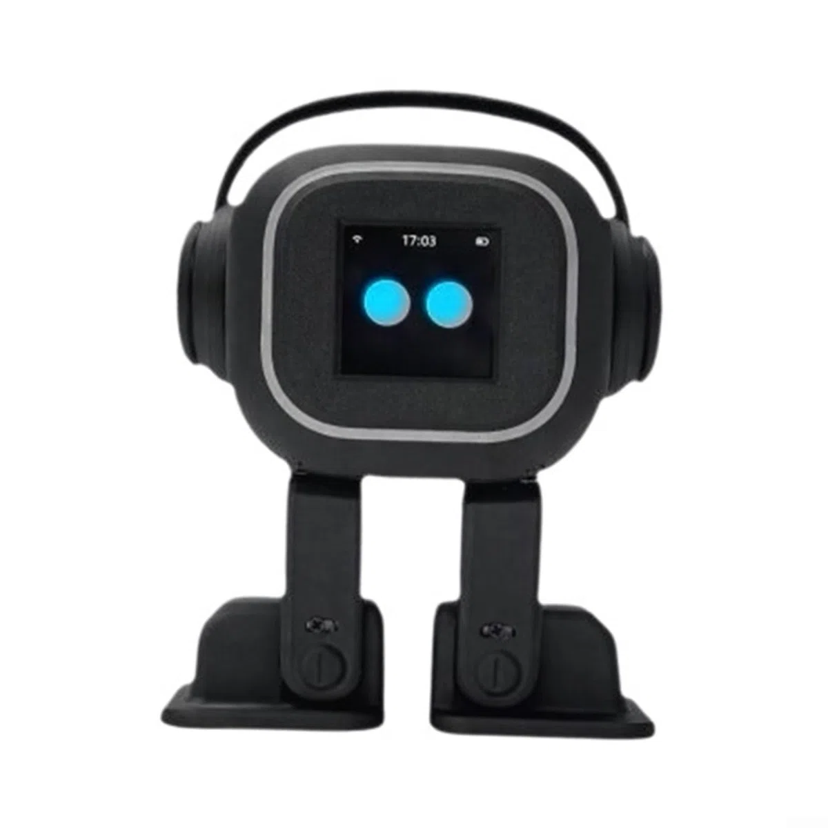 AI Chatbot Robot avec interaction émotionnelle, chant et danse, commande vocale pour la maison pour compagnon (noir)