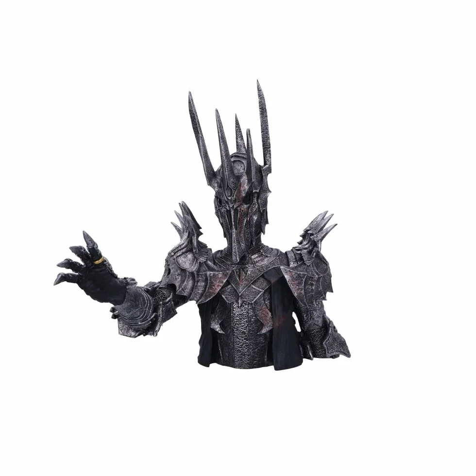Nemesis Now Buste Sauron sous Licence Officielle Le Seigneur des Anneaux Argenté 39 cm