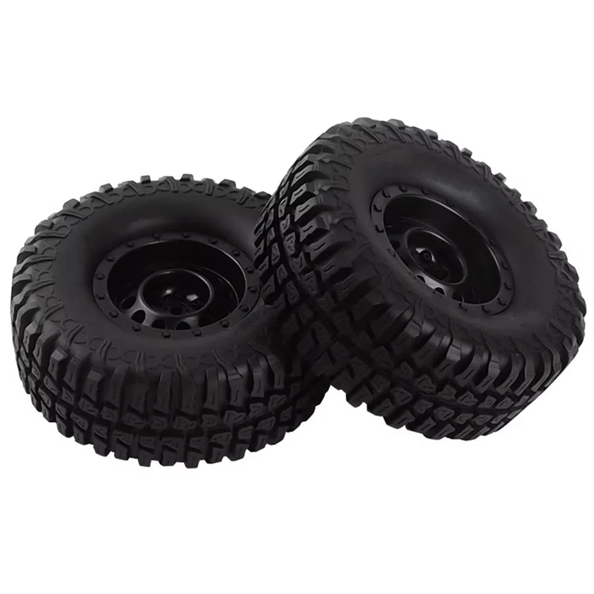 Rc Tire Jante pour Axial pour SCX10 90046 pour Tamiya pour CC01 pour D90 110 4 Pièces en Plastique 1.9 "Jeu De Pneus De Jante De Roue pour Voiture sur Chenilles 1/10 RC
