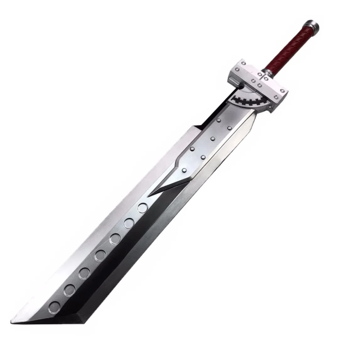 damdos Halloween Cosplay Accessoire Fantasy en Mousse PU, 104 cm Final Fantasy Épée de Cloud Strife Grande Fusion Épée Anniversaire Cadeaux