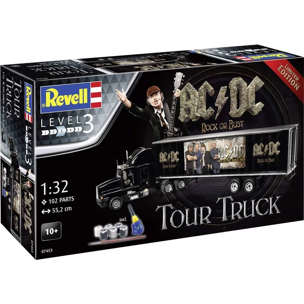 Revell Coffret Cadeau Maquette Tour Truck AC DC - Rock Or Bust