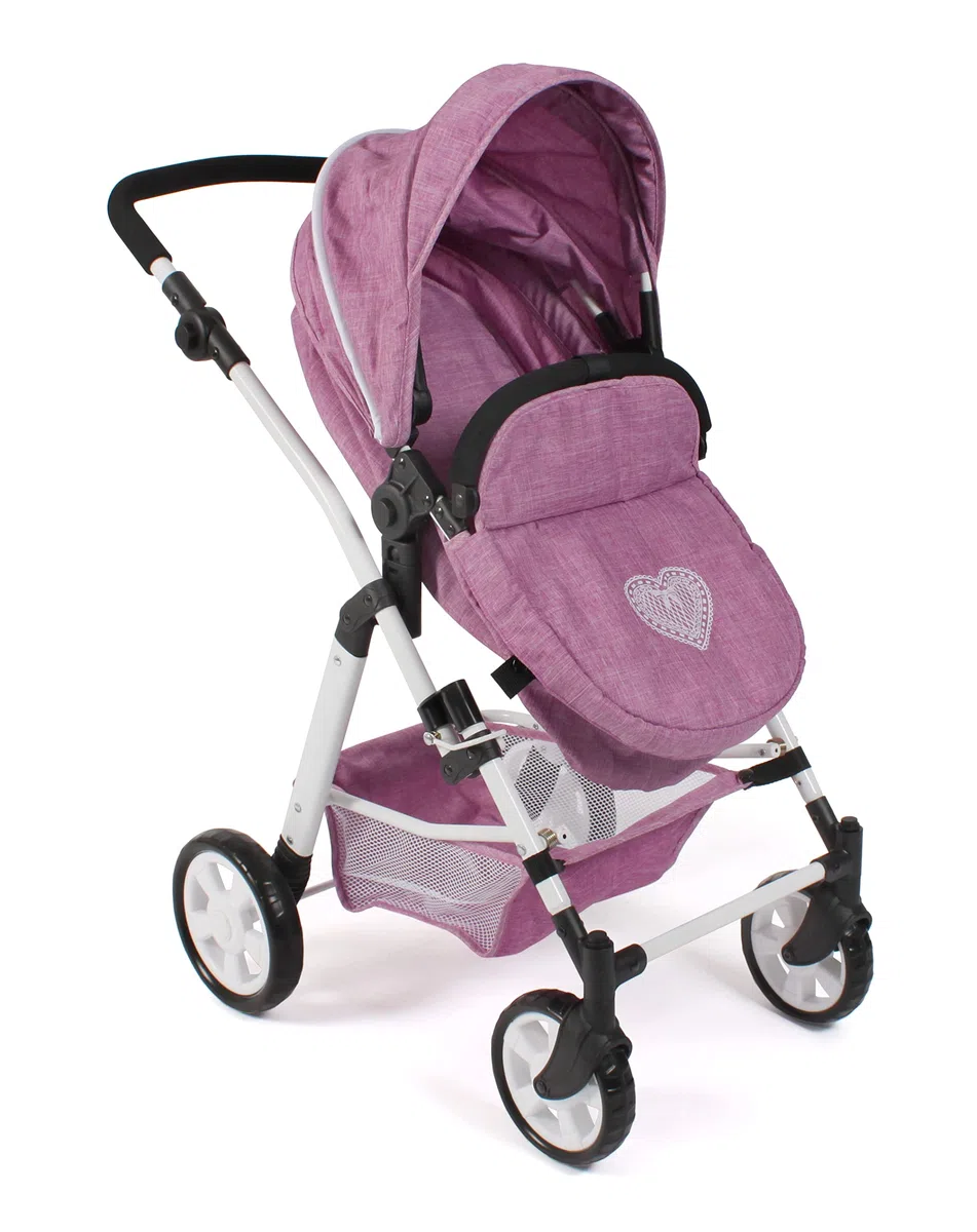 Bayer Chic 2000 Poussette Poupon 2en1 Nele | Évolutive & Ergonomique | Une poussette pour poupon 2en1 haut de gamme, saine et évolutive pour accompagner votre enfant durant des années.