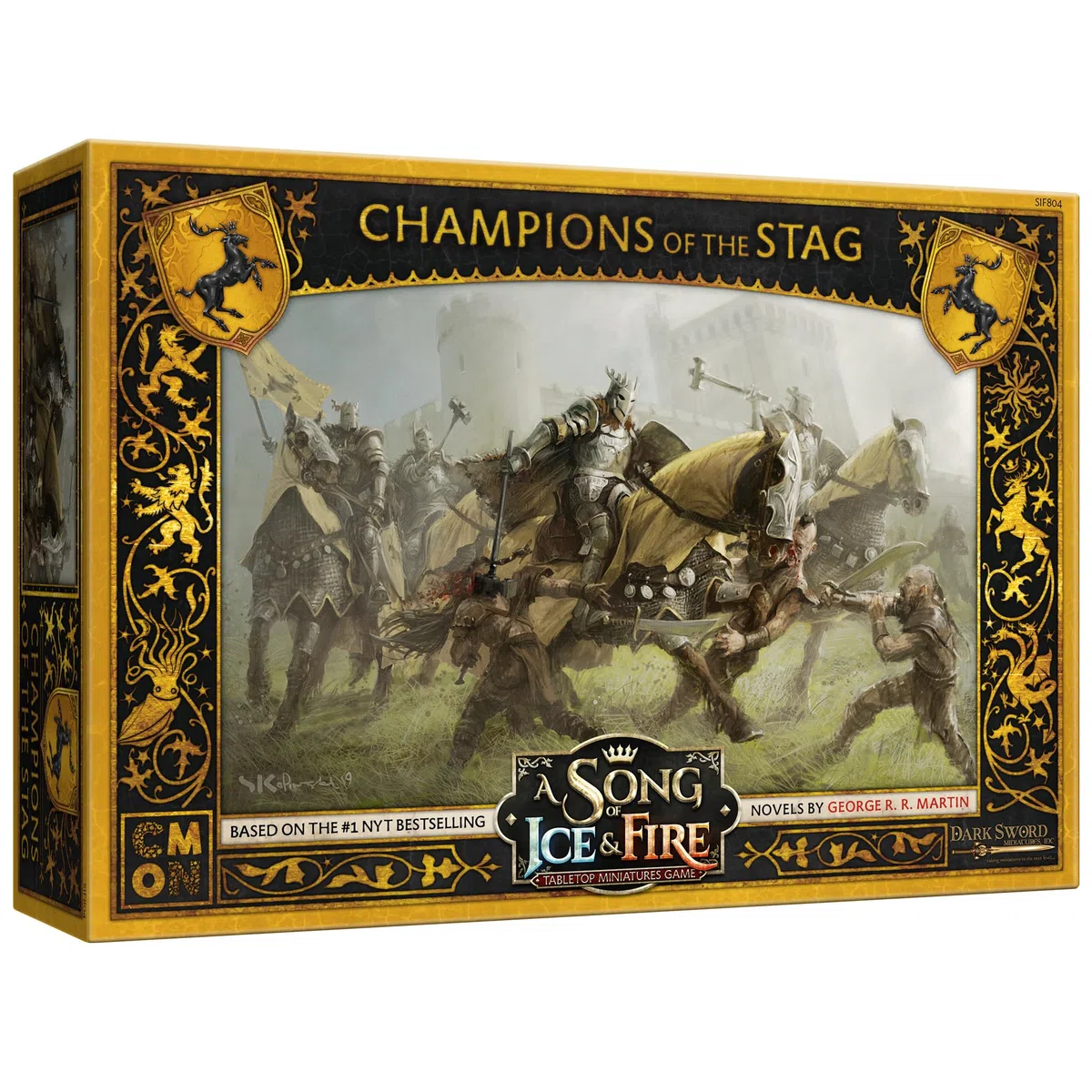 CMON | A Song of Ice & Fire – Le Champion du cerf | Extension | Tablette | 2 Joueurs | À partir de 14 Ans | 45+ Minutes | Allemand | Multilingue