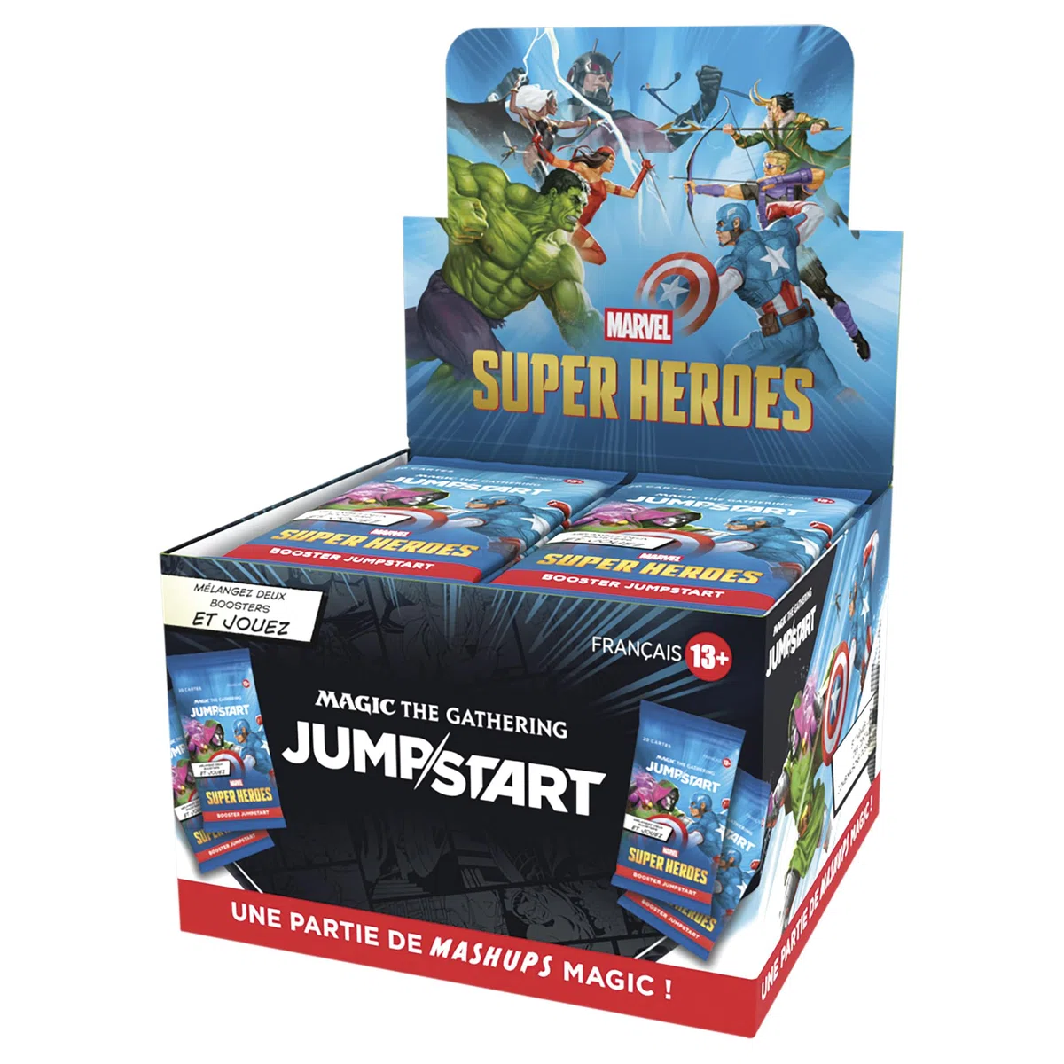 Boîte de boosters Jumpstart Magic: The Gathering | Marvel Super Heroes (Version Française)
