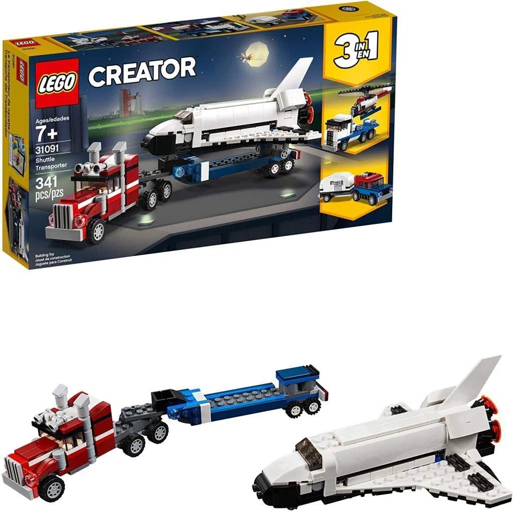LEGO Creator - Le Transporteur de Navette - 31091 - Jeu de Construction