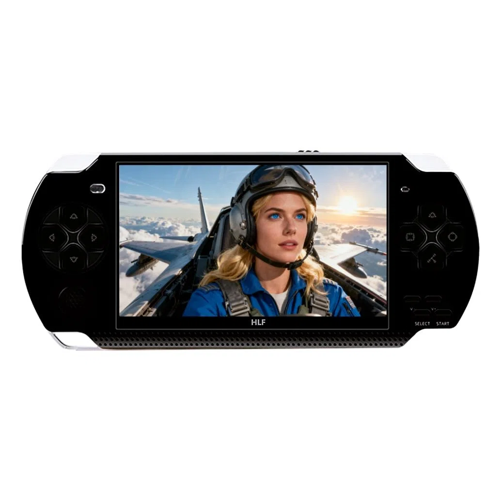 HLF 4,3 Pouces Console de Jeux Vidéo Portable Rétro Simulateurs Multiples Sauvegarde de la Progression Sortie TV pour Vidéo/Musique/E-Book Console Portable Cadeaux pour Petit ami/Enfant