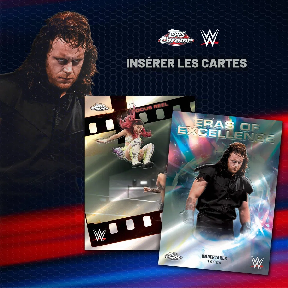 Topps Chrome WWE 2026 - Scellé en Usine - Mega Box