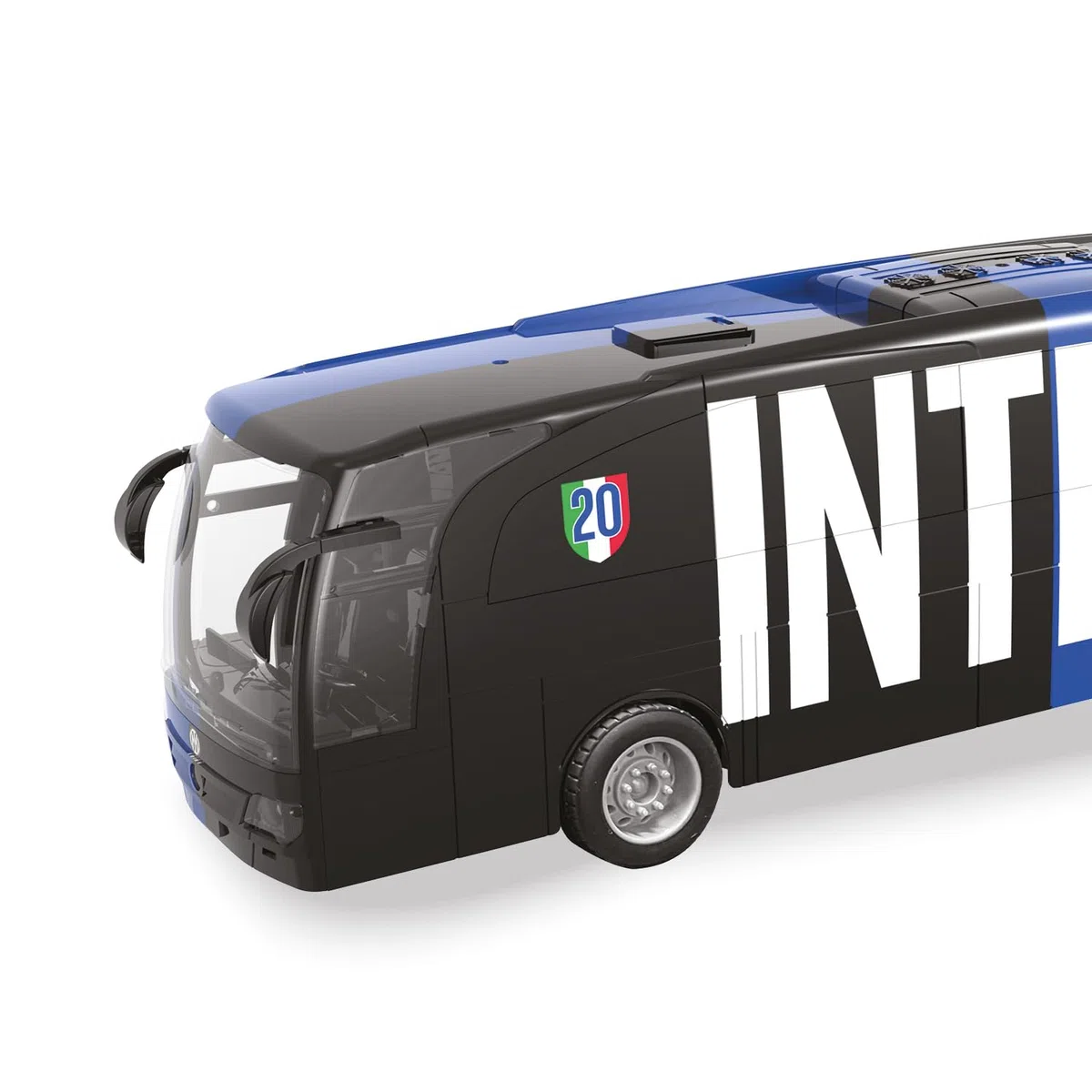 Bus radiocommandé Inter de Mondo Motors, Longueur du modèle 33 cm, Piles Rechargeables incluses, Bus pour Enfants 63856