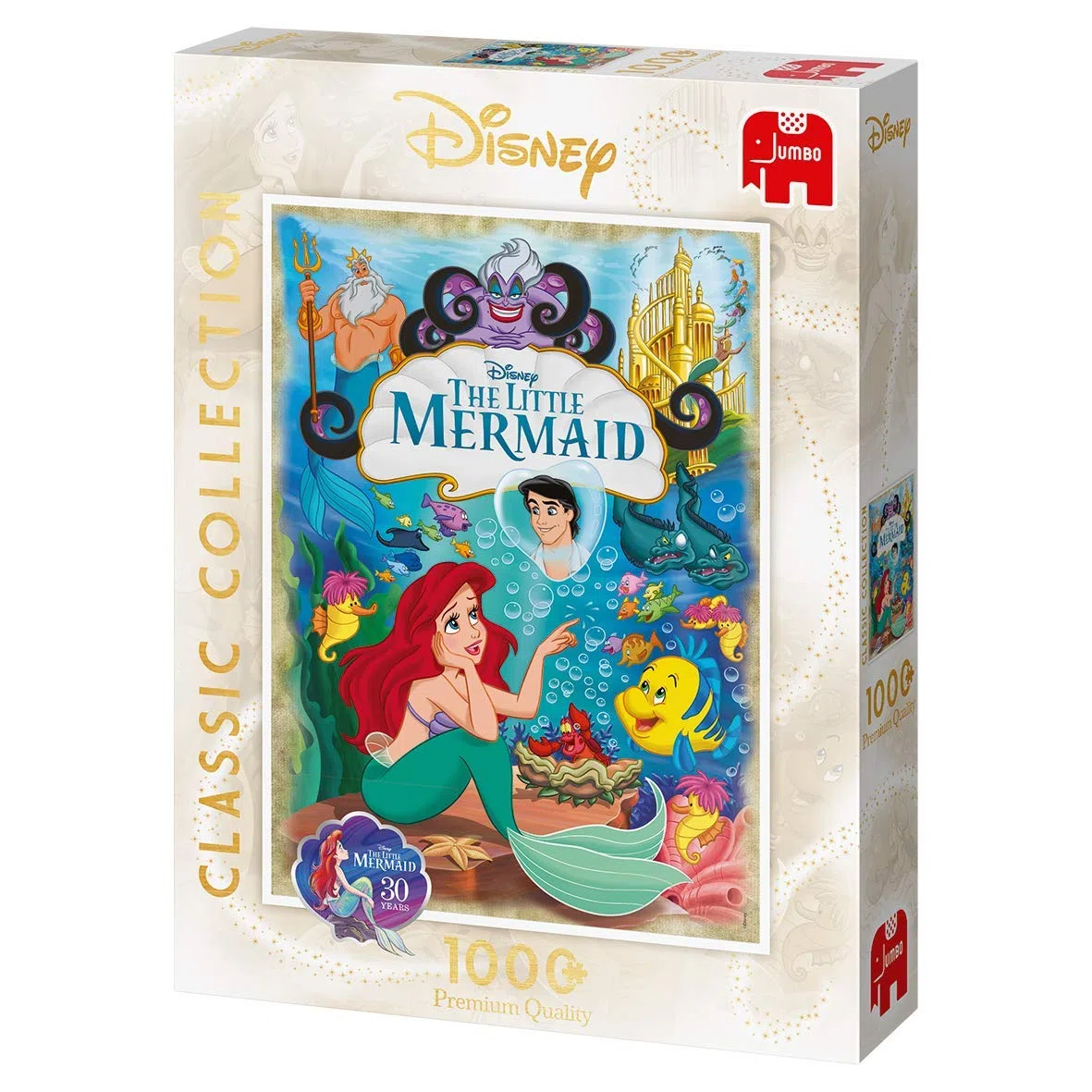 Disney Classic Collection The Little Mermaid Lot de 1000 Puzzles Puzzles Puzzle pour Adultes, garçon/Fille, 12 année(s), intérieur