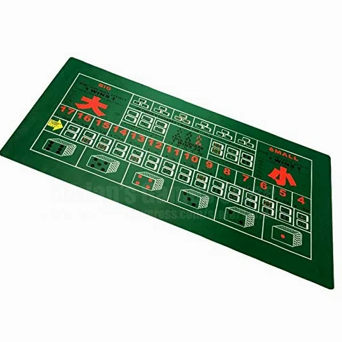 Coussin de Poker Professionnel Anti-Eau et réducti Tapis de Table de Poker Texas Hold'em for Jeux de Craps Tissus Non ondulés/Tapis en Caoutchouc for Tables de Poker