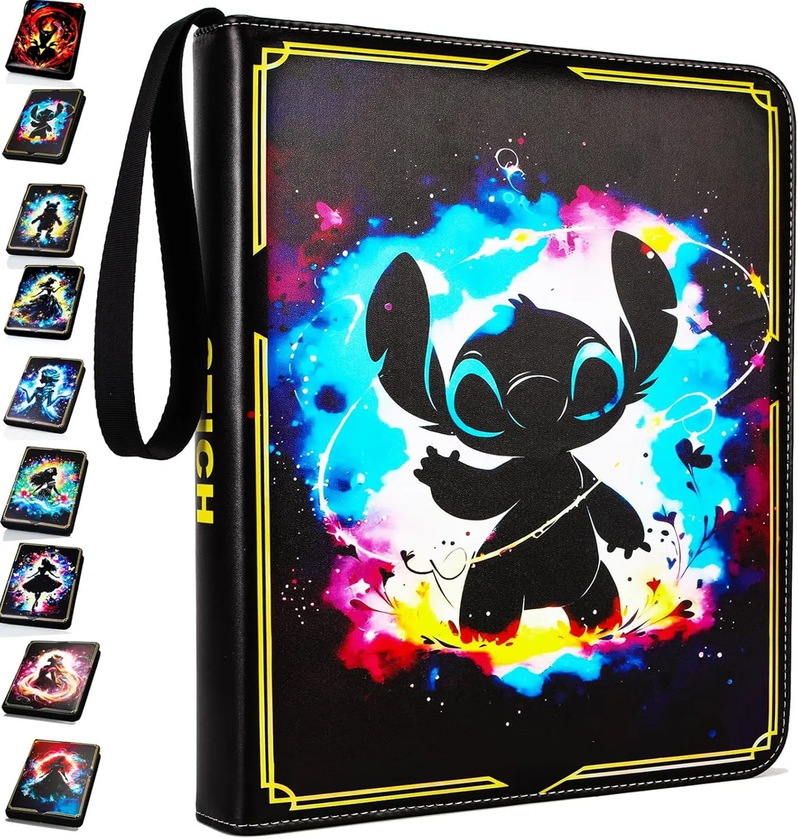Classeur compatible avec les cartes Lorcana 990 poches, porte-cartes à collectionner pour cartes de sport et autres cartes à collectionner MTG TCG avec 55 pochettes (LOR-ST)
