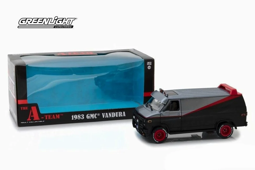GREENLIGHT COLLECTIBLES - GMC A Team - Van Agence Tous Risques 1983 - 1/24